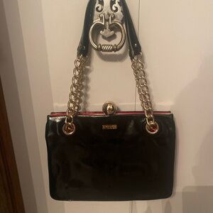 kate spade red and black handbag new with tags